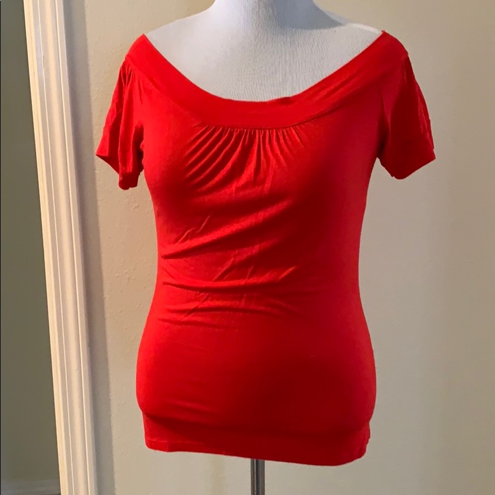 Red Peasant Top